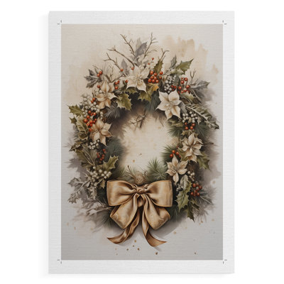 Art de Noël des Fêtes de Noël - Impression sur toile seulement - non encadrée