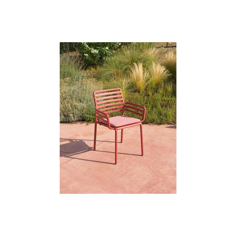 Doga Outdoor Dining Armchair, Marsala
