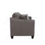 Canapé gris anthracite avec coussin