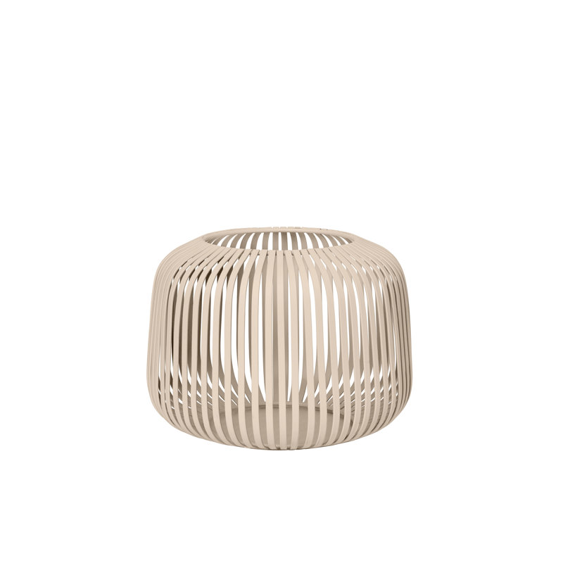 Lito Metal Lantern Candle Holder, Nomad, 4" H x 5.25" W x 5.25" D