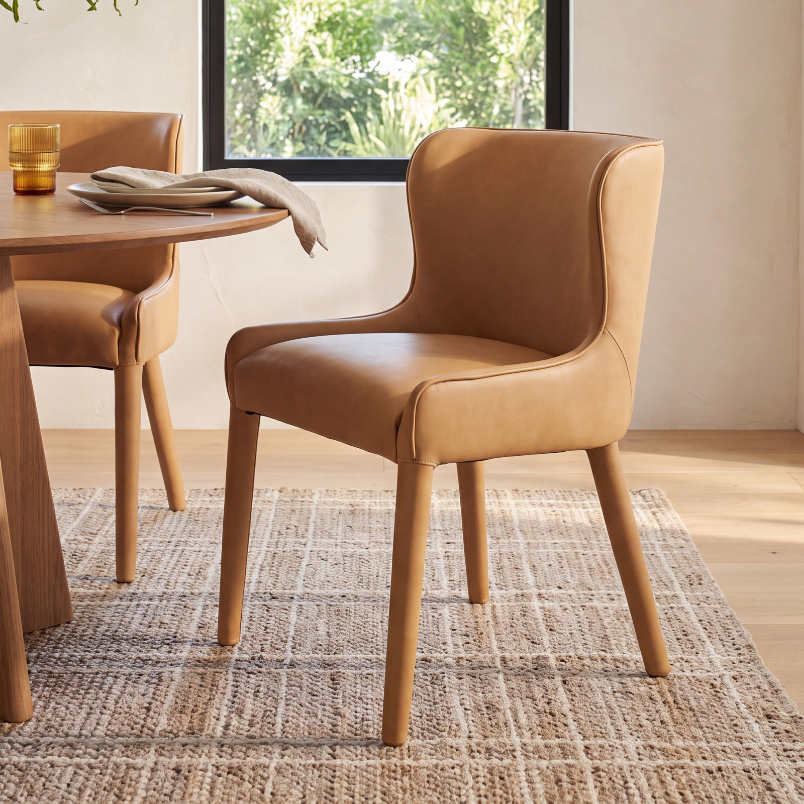 Thistle Genuine Leather Dining Chair