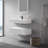 40 in. Wall-Mount or Countertop Bathroom with Wedge Bowl Solid Surface-67799735