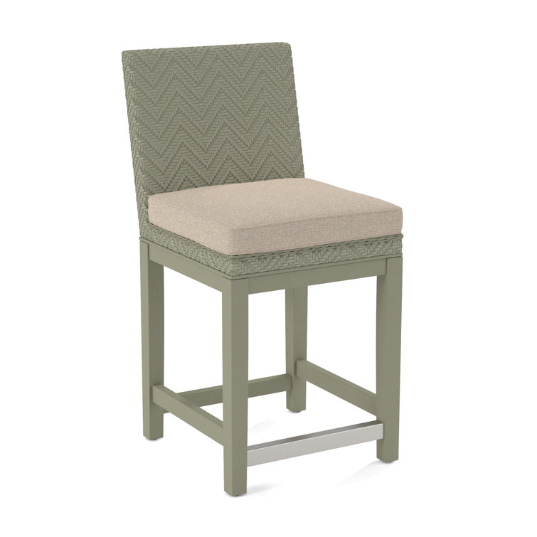 Tabouret de comptoir tissé