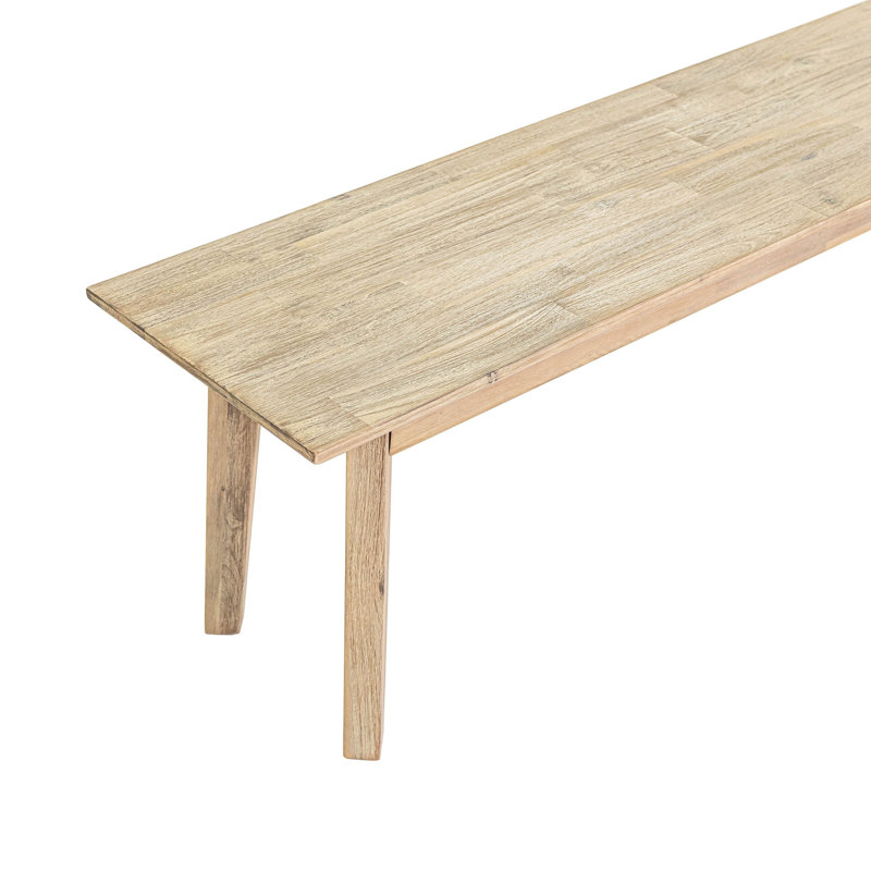 Banc en bois Claxton, Brun