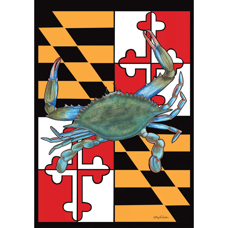 Drapeau du Maryland Crabs Summer Garden