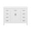 Meuble-lavabo 48 po avec lavabo, lavabo simple avec 2 portes et 8 tiroirs, système de fermeture en douceur, conception classique-1114682304