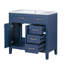 Ensemble de meuble-lavabo autoportant 36 po avec lavabo 36 po avec deux portes et 3 tiroirs