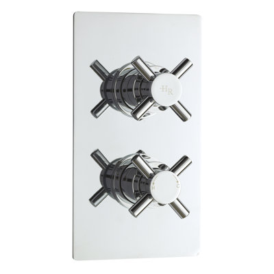 Tec Crosshead Double Concealed Thermostatic Shower Valve