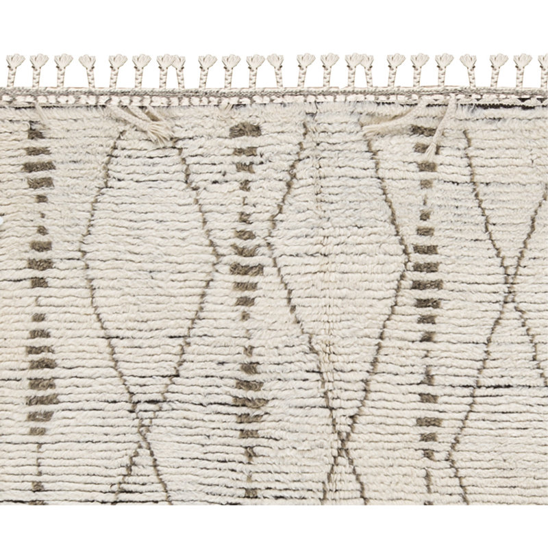 Moroccan Wool Geometric Area Rug