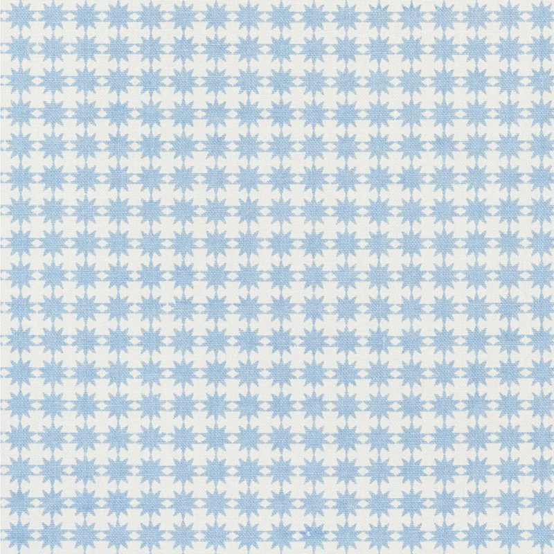 Schumacher x Studio Bon Stella Fabric, Chambray