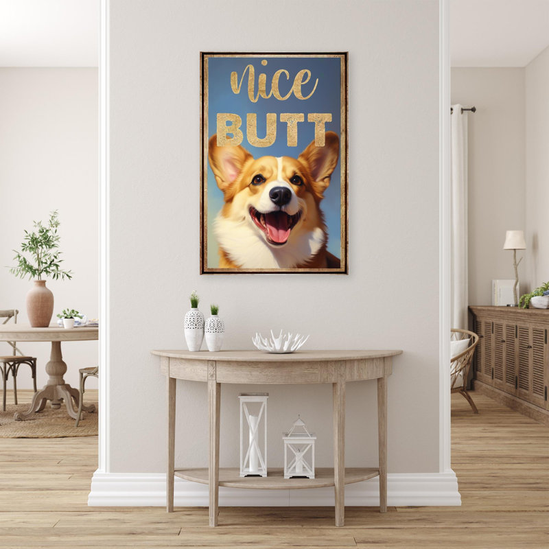 Corgi Nice Butin 1, H 20 po x l 16 po x P 1,25 po