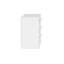 Commode double 6 tiroirs l 47,5 po Mcclarrie, large commode pour chambre à coucher, rangement pour vêtements et rangement, l 47,5 po x H 26,85 po x P 15,5 po, boutons blancs en acrylique-365995272