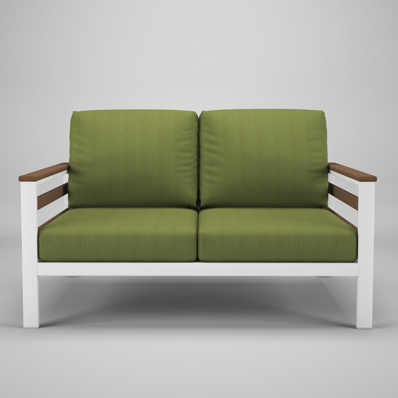 Townsend 55" Sunbrella® Patio Loveseat, Spectrum Cilantro