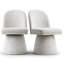 Fauteuil d'appoint pivotant rembourré en tissu