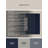 Soft Plush Fabiano July 4Th Modern & Contemporary Abstract Area Rug in Beige – Navy Binding-348390950