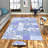 Premium Woven Area Rug, 5.2 x 7.5 Feet, 100% Polyester, 0.3 Inch Pile Height | Antibacterial, Non-Slip PVC Felt Dot Underside | Machine Washable, 3D Digital Print, Ideal for Living Room & Bedroom Decor-863365577