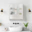 Mansovish White 30.71"Hx23.62"Wx9.06"D Pre-Assembled Standard Wall Cabinet