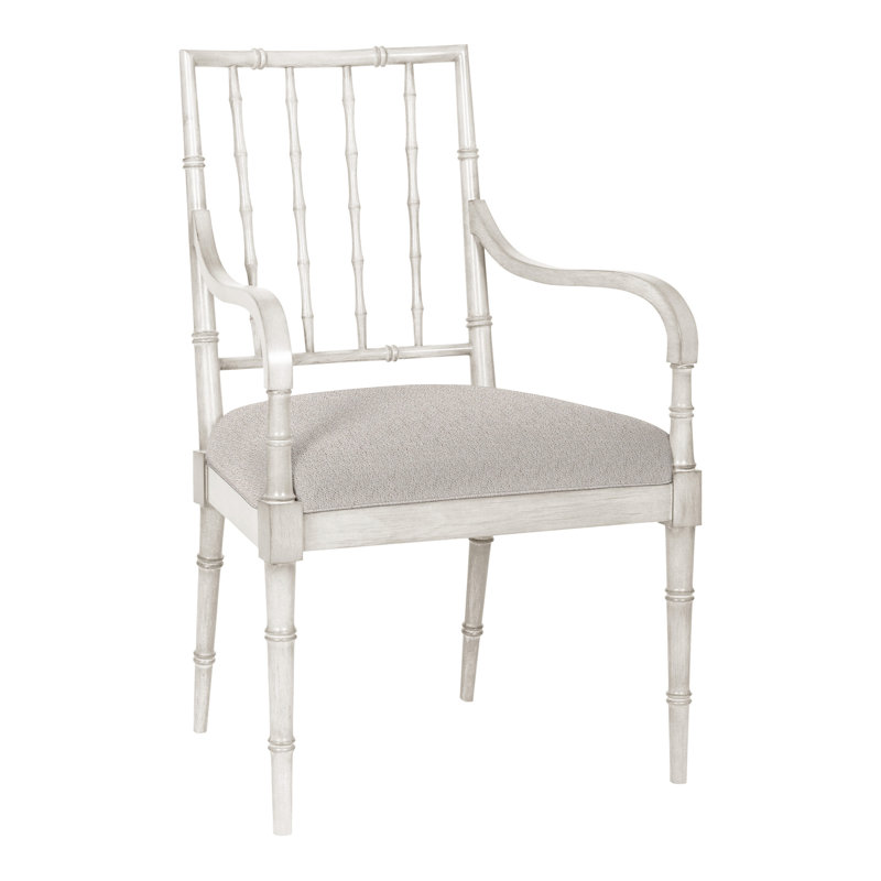 Libby Upholstered Arm Chair, Navada Granite, Casa Blanca