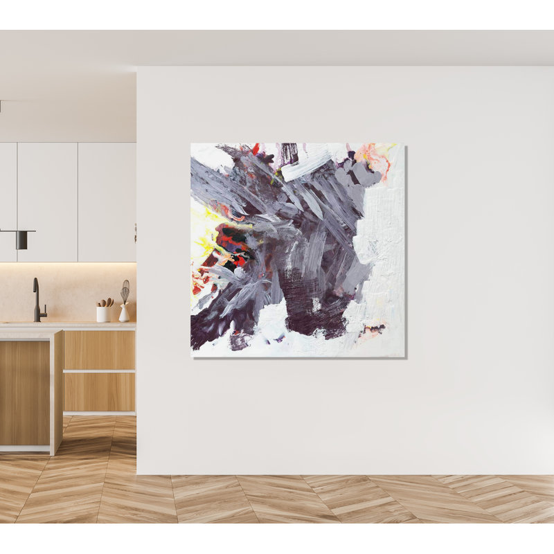 Abstract Print by John Beard, 12" H x 12" W x 1" D, Unframed Canvas