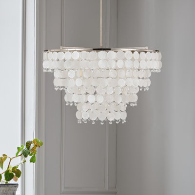 Ikraan 4 - Light Dimmable Tiered Chandelier