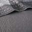Housse de lit de jour grise 6 pièces - Style carreauté réversible avec 3 taies décoratives et coussin décoratif, microfibre, mélange de coton 6 pièces de conception unie avec housse, microfibre de 15 pouces