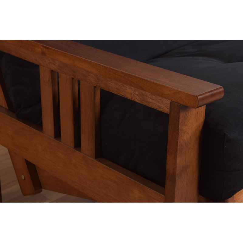 Stratford Full-Size Futon Frame Includes Storage Drawers, Barbados