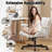 Criss Cross Home Office Chair With Adjustable Backrest,Swivel Wheels And Adjustable Armrest-1573392265