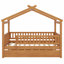 Lit en bois avec couchette-1076371909