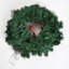Faux Pre-Lit Artificial Christmas Door Wreath Holly Garland Decor 20 LED