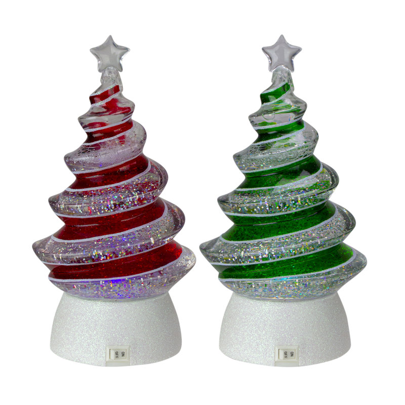 Dôme de Noël scintillant avec lumières à DEL tourbillonnantes pré-éclairées