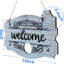 Plaque de bienvenue Welcome Christmas Decor-403415197