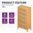 Ayishah 28.7'' W 5 - Drawer Dresser-1020639628