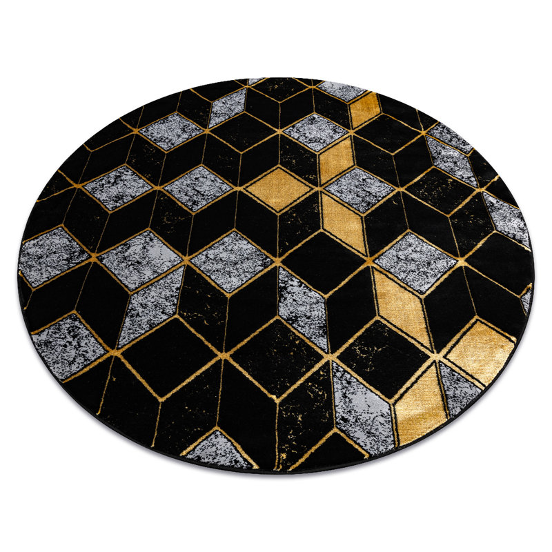 Avevia Geometrisch Area Rug, Round 120cm