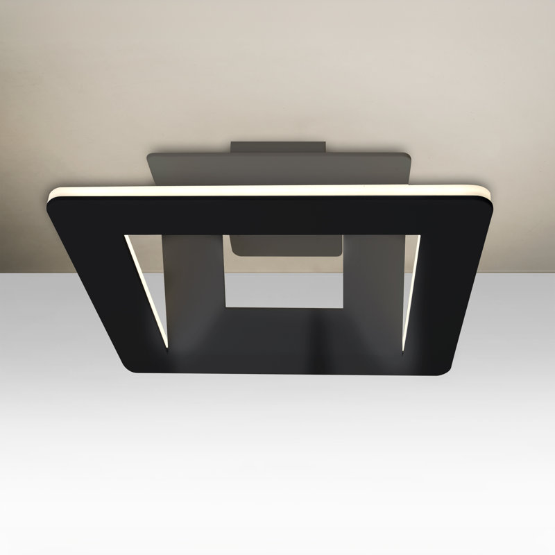 Besa Matrix Flush Mount, Black