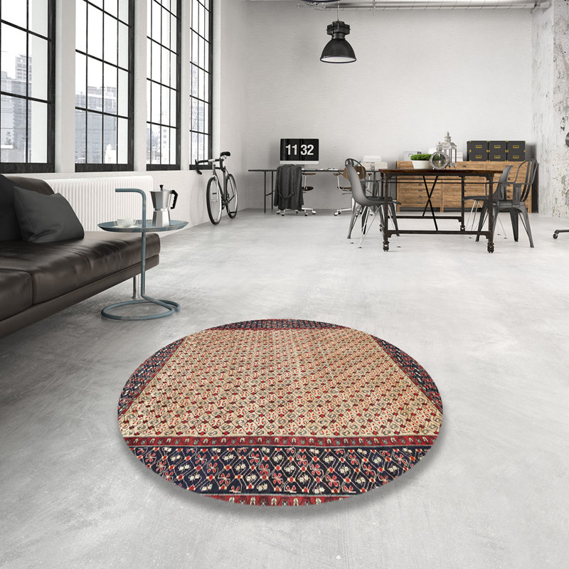 Oriental Indoor Rug, Round 7'