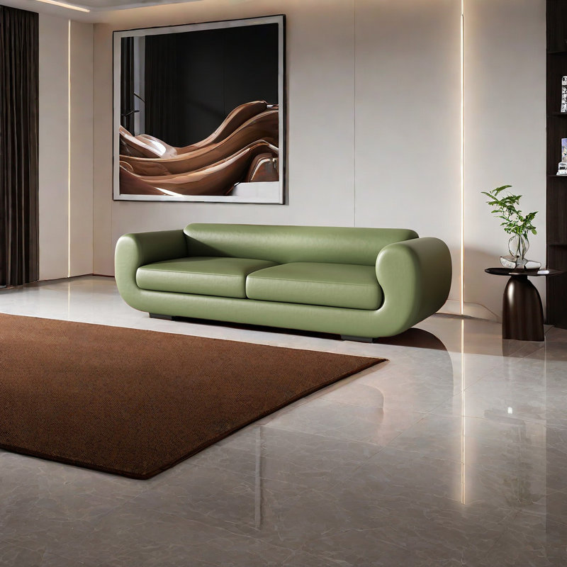 Banc de bout Chic Minimalist, Vert fruit
