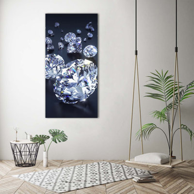 Diamonds - Wrapped Canvas Print
