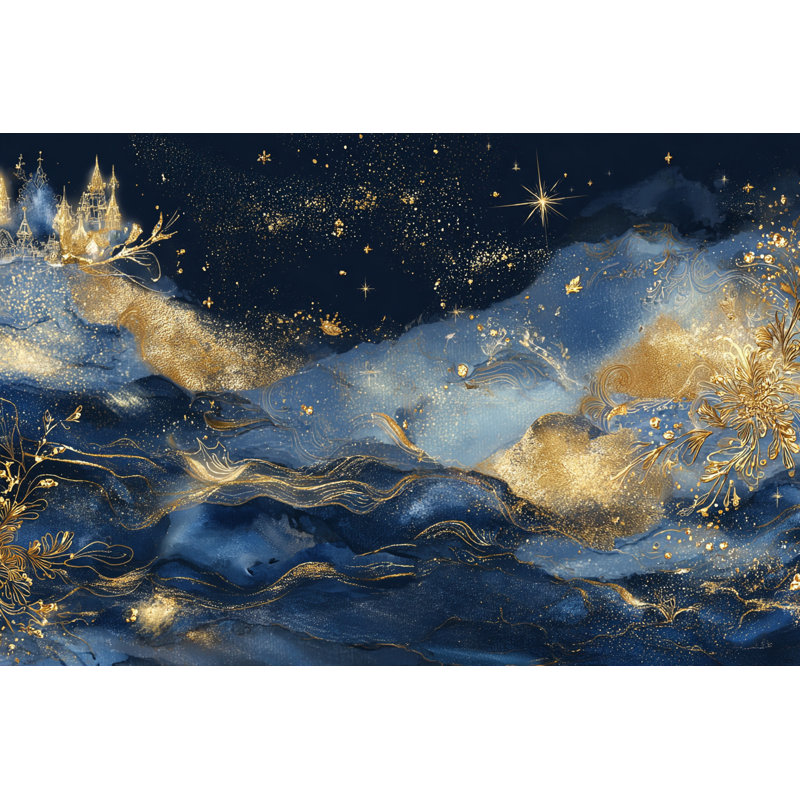 Art mural sur toile Starlit, L 24 po x H 16 po x P 1,5 po