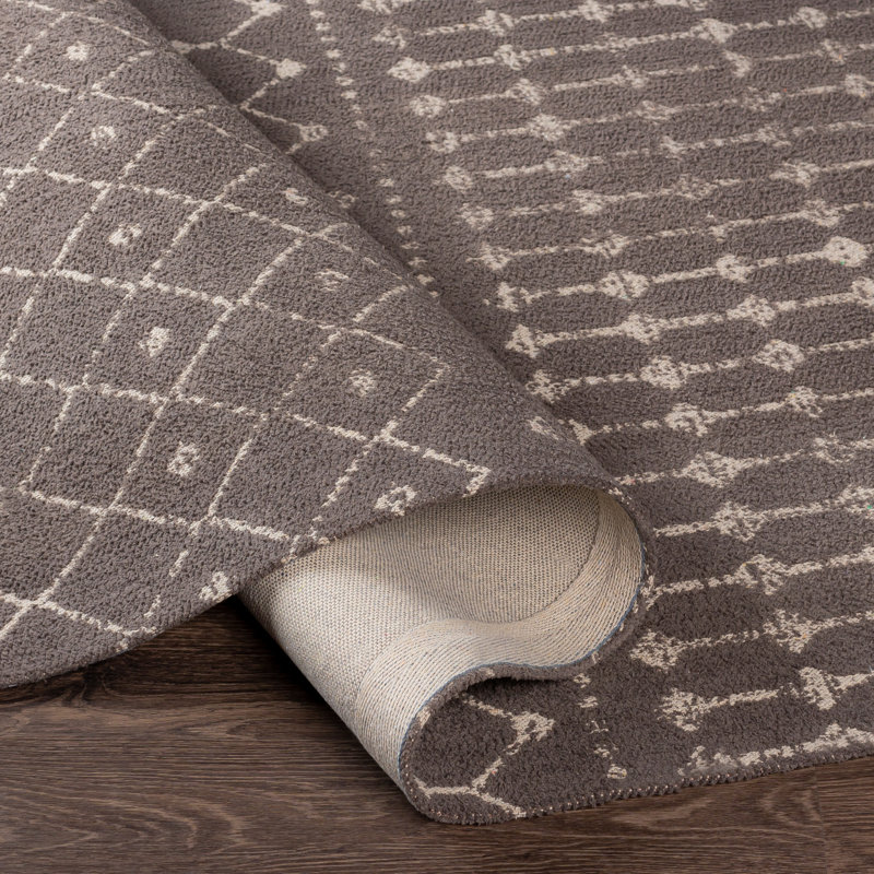 Woodhouse Cotton Geometric Indoor Rug, Rectangle 8' x 10'