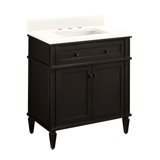 30" Elmdale Single Bathroom Vanity Set with Rectangular Undermount Sink