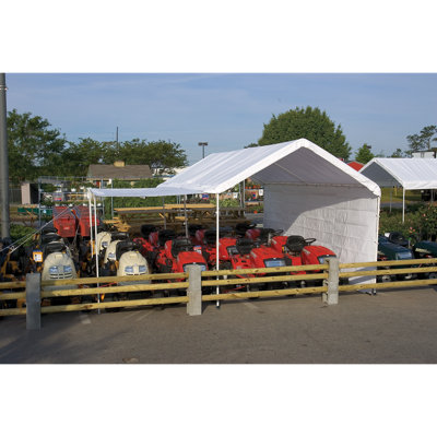 Maxap 10 Ft. X 20 Ft. White Canopy Extension Kit - Frame And Canopy Sold Separately