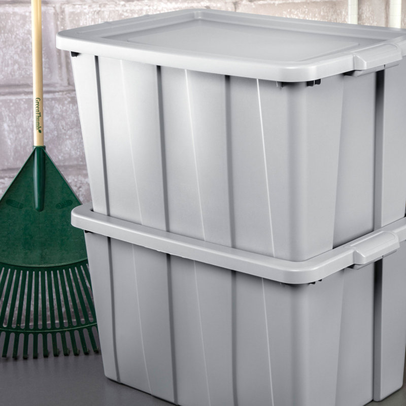 Plastic Storage Tote Container Bin with Lid
