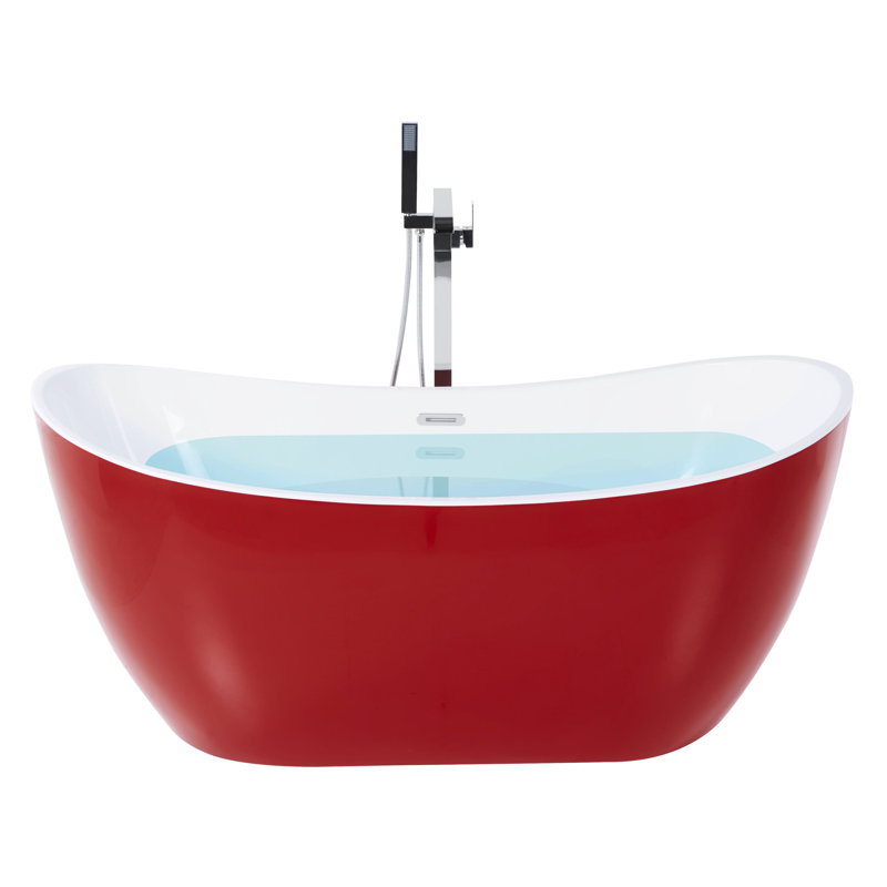 Metcalfe x Freestanding Standard Acrylic Bathtub, 550cm H x 1500cm L x 750cm W