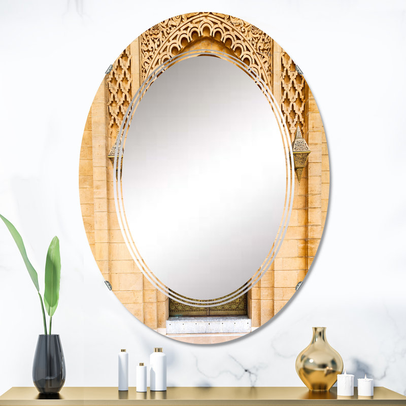 Miroir de salle de bain ovale mural, 36 po x 24 po