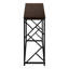 Table d'appoint, console, vestibule, étroit, canapé, salon, chambre à coucher, métal noir, contemporain, moderne-1944996324