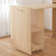 Bureau extensible 3-en-1 avec rangement, roulettes et plateau blanc pour petits espaces-136069849