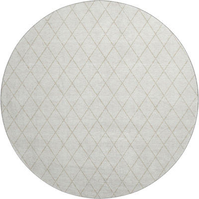 Premium Machine Washable Prisco Ivory Rug