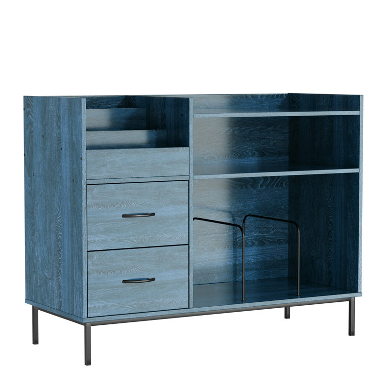 Support audio, support pour tourne-disque, Bleu