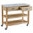 Cherise Kitchen Cart with Customizable Countertop-1822841044