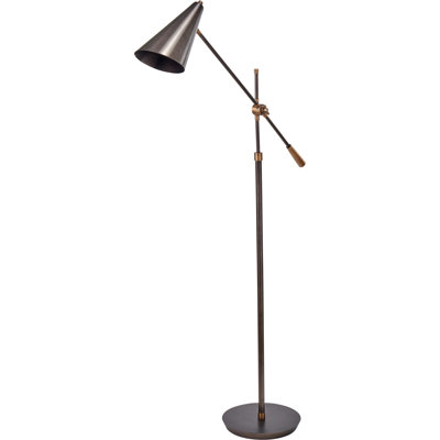 Emiliano 164cm Bronzed Task Floor Lamp
